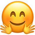 ハグする顔の絵文字